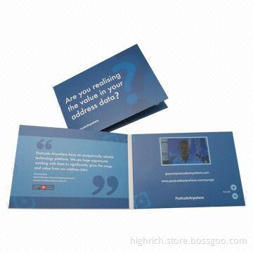 4.3-inch LCD Printed in Motion Greeting Card